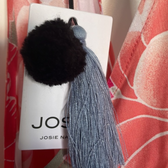 Josie Natori JOSIE Floral Racerback Top NWOT - Picture 5 of 6